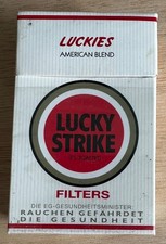 LUCKY STRIKE empty cigarette