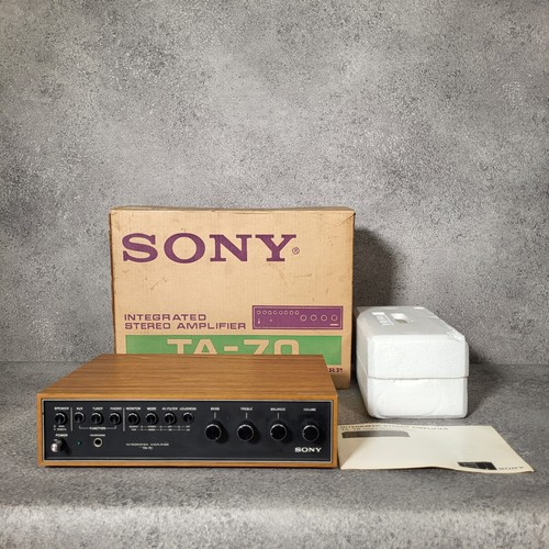 Vintage sony integrated - vintage, ta-70