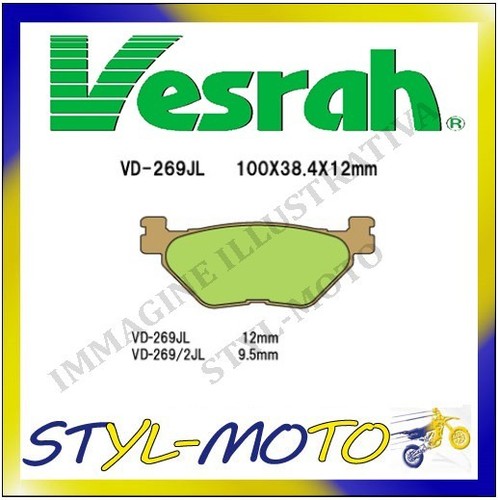 269 2jl rear - sintered, brake
