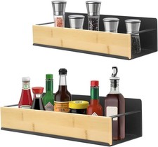 2 Pack Magnetic Spice Rack for