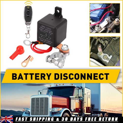 Remote battery disconnect - remote,