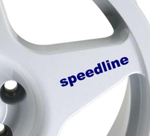 Speedline alloy wheel decals - speedline,