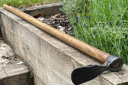 Vintage garden mattock hoe - mattock,