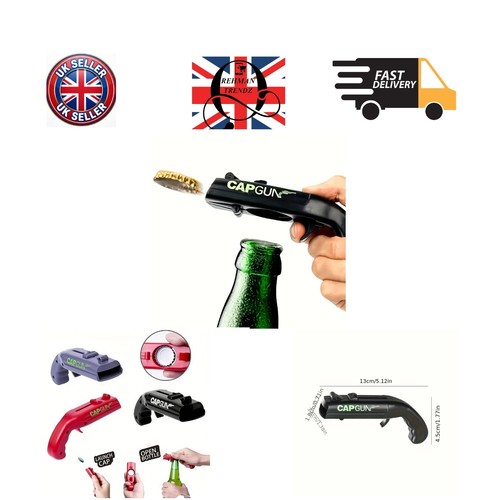 Bottle opener cap - bottle, gun