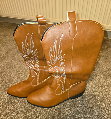 Women brown western cowboy - women’s,
