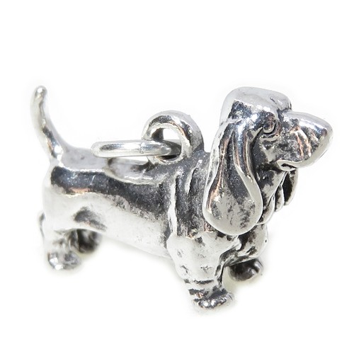 Basset hound dog - , sterling
