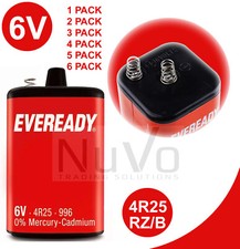 NEW EVEREADY LANTERN TORCH BATTERY 6V 6 VOLT 4R25R PJ996 996 908 430 BATTERIES