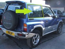 Suzuki Vitara 96-02 Hard Top O/S Drivers Rear Quarter Glass 3 Door 166678