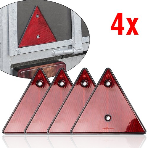 Red rear reflector - red,