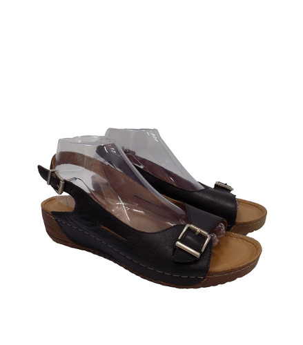 Adesso sandals black leather - adesso,