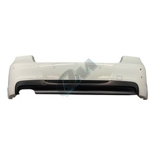 BMW 3 Series E90 LCI M Sport Rear Bumper 300 Alpine White 3