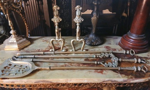 Brass victoria companion set - victoria,