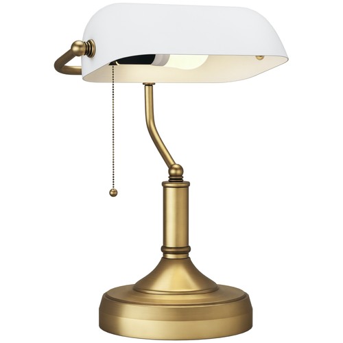 Homcom banker table lamp - banker's,