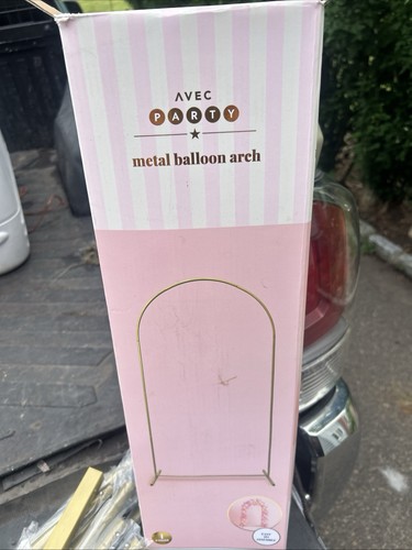 Metal balloon arch backdrop - balloon,