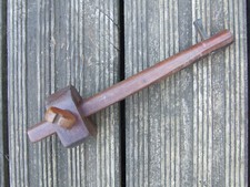 VINTAGE LEATHER CUTTING / SLITTING GAUGE BELT / STRAP CUTTER SADDLERS TOOL