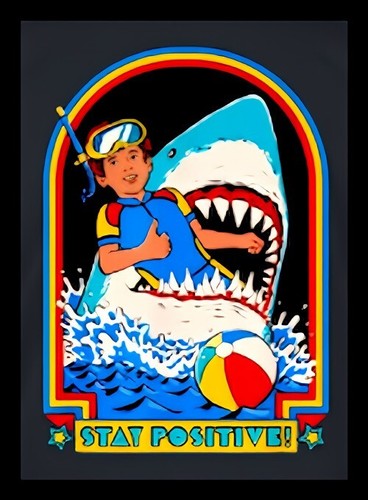 Stay positive boy - positive, swimming