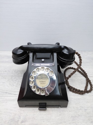 Rotary dial telephone - rotary,