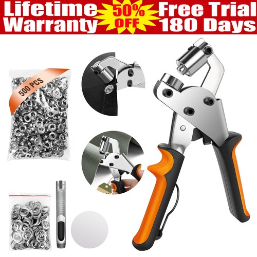 Eyelet press set hand - eyelet,