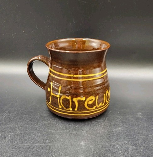Vintage brown slipware - brown, studio