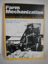 1966, 'FARM MECHANISATION' MAGAZINE (I.H 434,COUNTY,BMC MINI,MF PRESSURE CONTROL