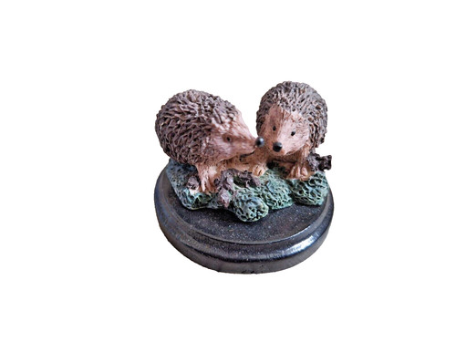 Hedgehog ornament brown - hedgehog, ornament,