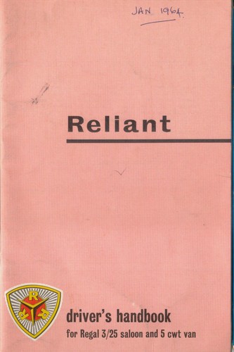 Reliant regal and - 3/25, 5cwt