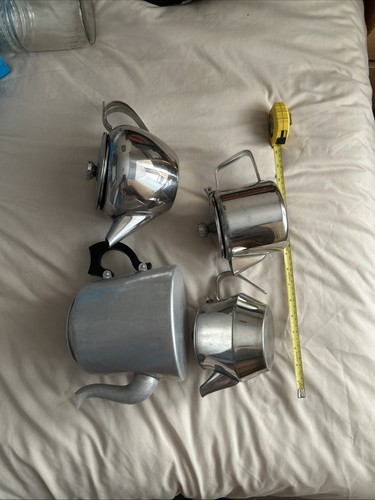 Stainless steel teapots large - steel,