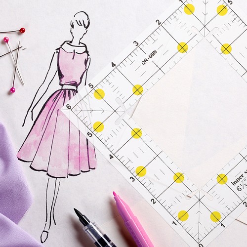 2pcs portable patchwork ruler - patchwork,