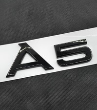 A5 Gloss Black Letters Emblem
