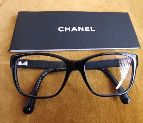 Chanel black rectangular - black,