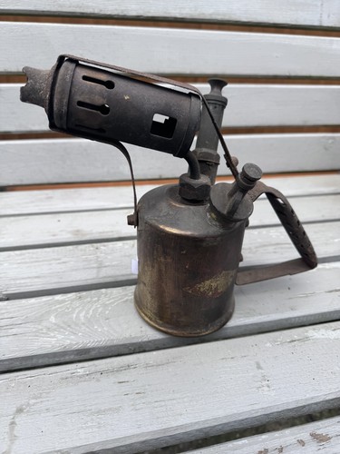 Vintage brass paraffin blow - brass,