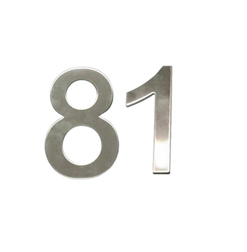 Stick house numbers no 81 - -,