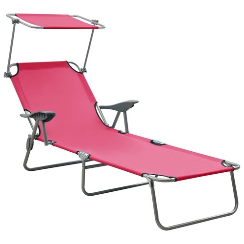 Sun lounger with canopy - sun,
