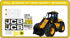 JCB 416s Wheel Loader Full Sticker / Decal Kit . Safety Stickers Included