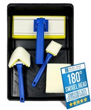 Paint Pad Set Decorating Pads Edger Tool Refill Handle Tray Painting Ceiling