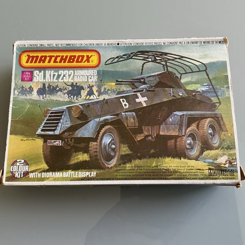Vintage 1978 matchbox kfz - matchbox, sd.kfz