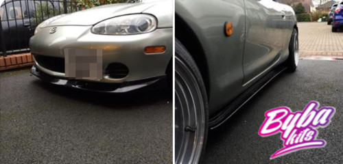 Style front lip - front, mazda