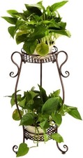 2 Tiers Iron Flower Plant Pot