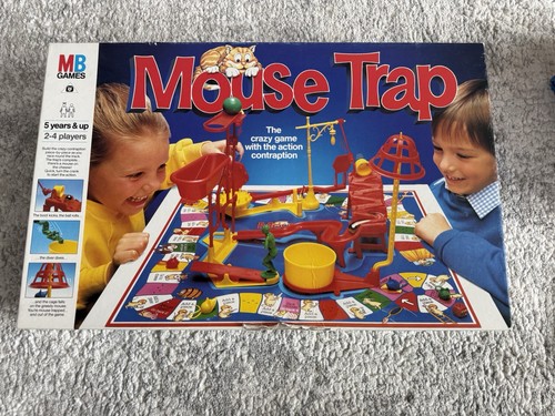 Vintage games mouse trap - mouse,