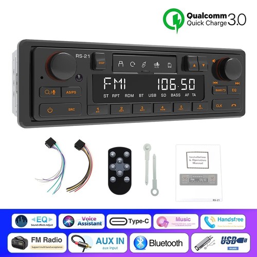 Retro 1din car stereo - car,