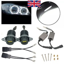 2x LED Angel Eyes Halo Ring Light Bulb No Error For BMW 3-Series E90 E91 LCI 40W