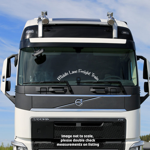 Middle lane freight train - middle,
