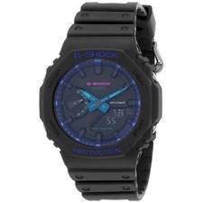 Casio G-Shock Analog Digital Black Dial Quartz GA-2100VB-1A 200M Men's Watch