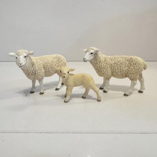 Schleich sheep family - 3x,
