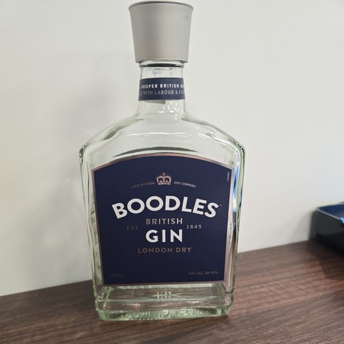 Boodles empty gin bottle for - gin,