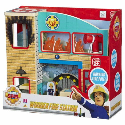 Fireman sam wooden - sam,