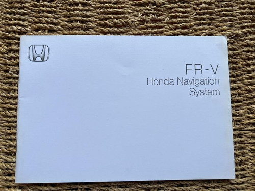 Honda frv navigation system - navigation,