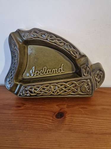 Knock celtic pottery ashtray - knock,