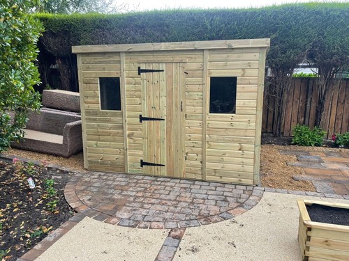 10x8 pent garden - garden, workshop