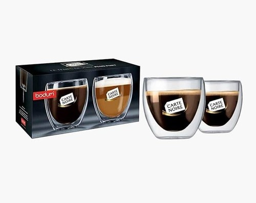 Bodum coffee glass cups - 2x,